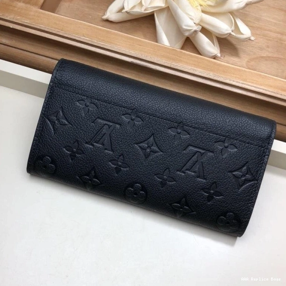 Aaa replica bags LOUIS WALLET VUITTON SARAH 0823